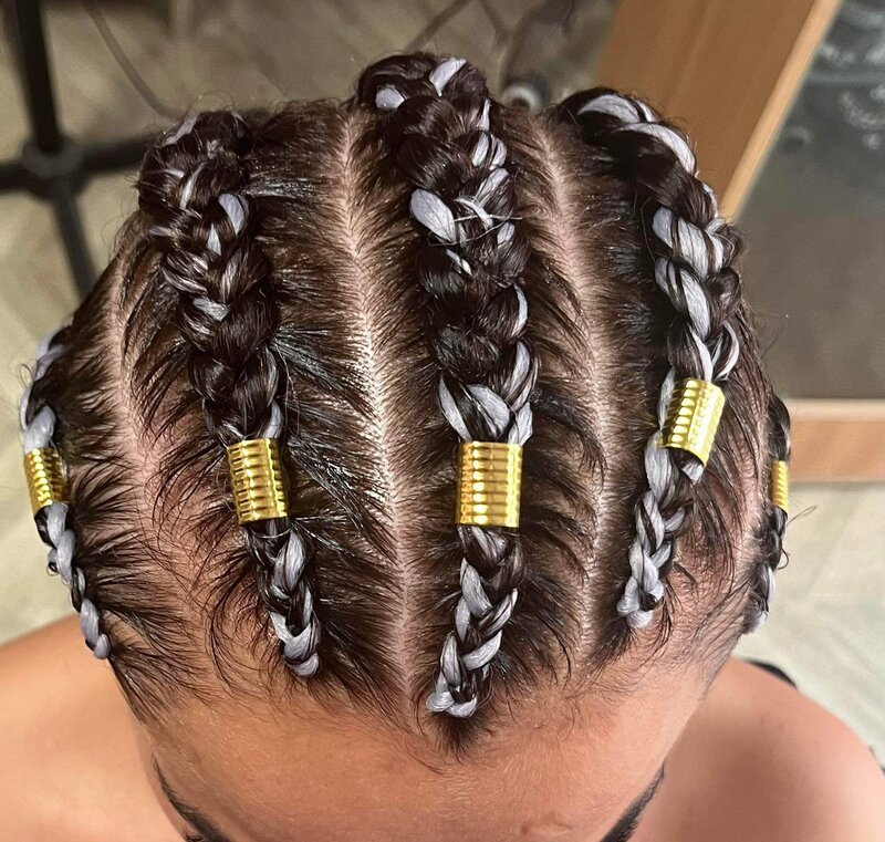 Codite afro cu extensii